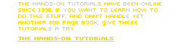 the HANDS-ON Tutorial site.