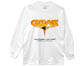 White Long Sleeve T-shirt, with the 'Glass Eye'