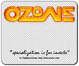 Cloth mousepad, 'Glass OZONE' w/grid